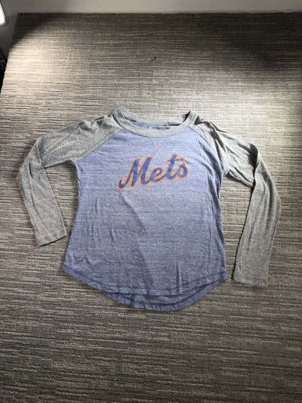 Soft As A Grape New York Mets Baseball Raglan Shirt XL